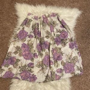 VINTAGE FLORAL SKIRT